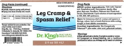 Image Description (Leg Cramp And Spasm)